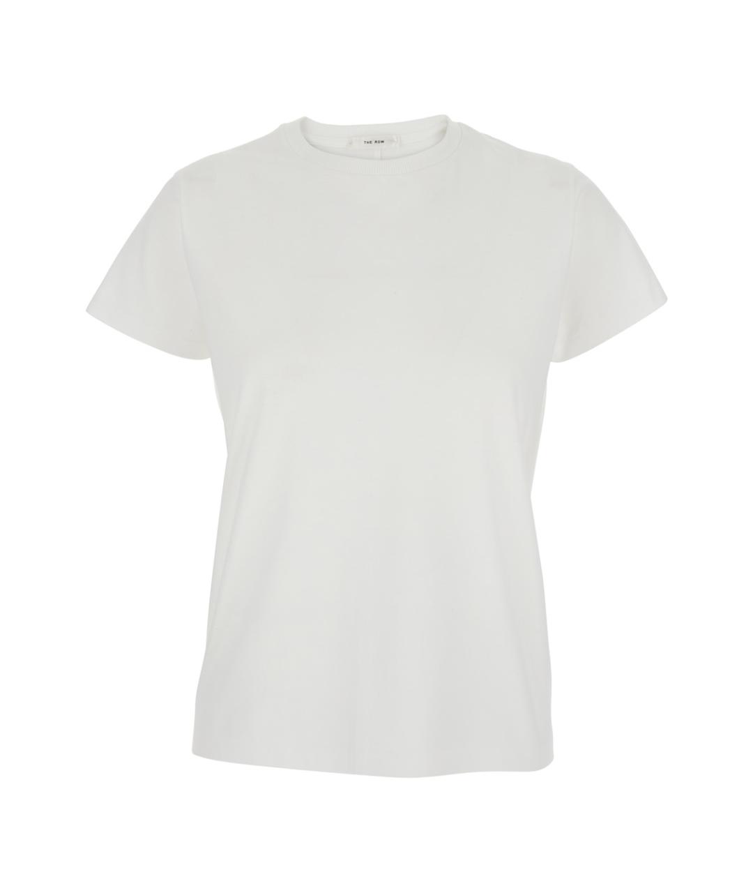 THE ROW Белая хлопковая футболка, фото 1