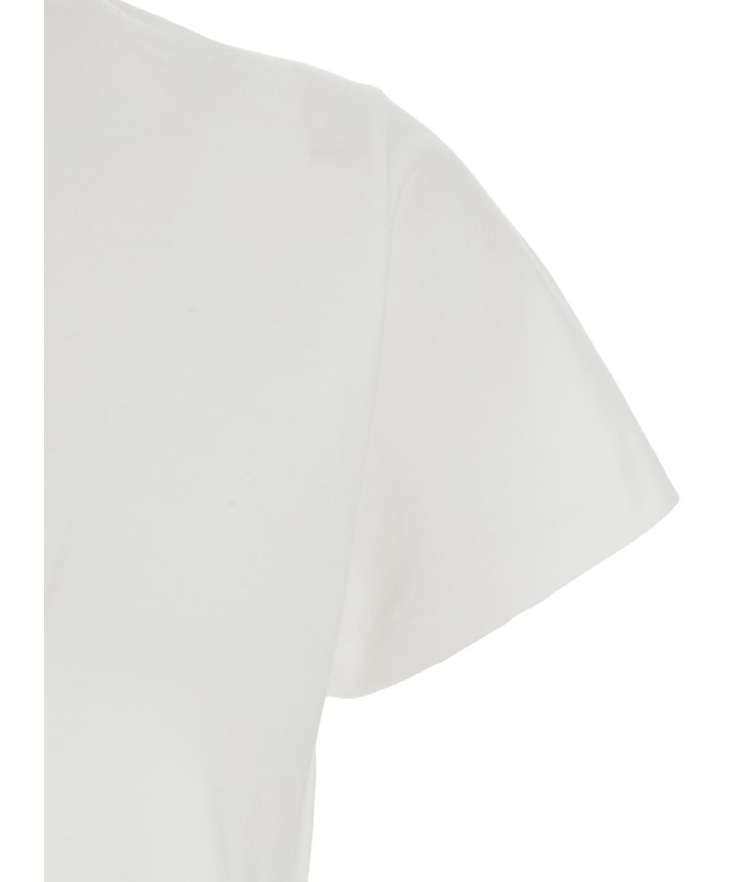 THE ROW Белая хлопковая футболка, фото 3
