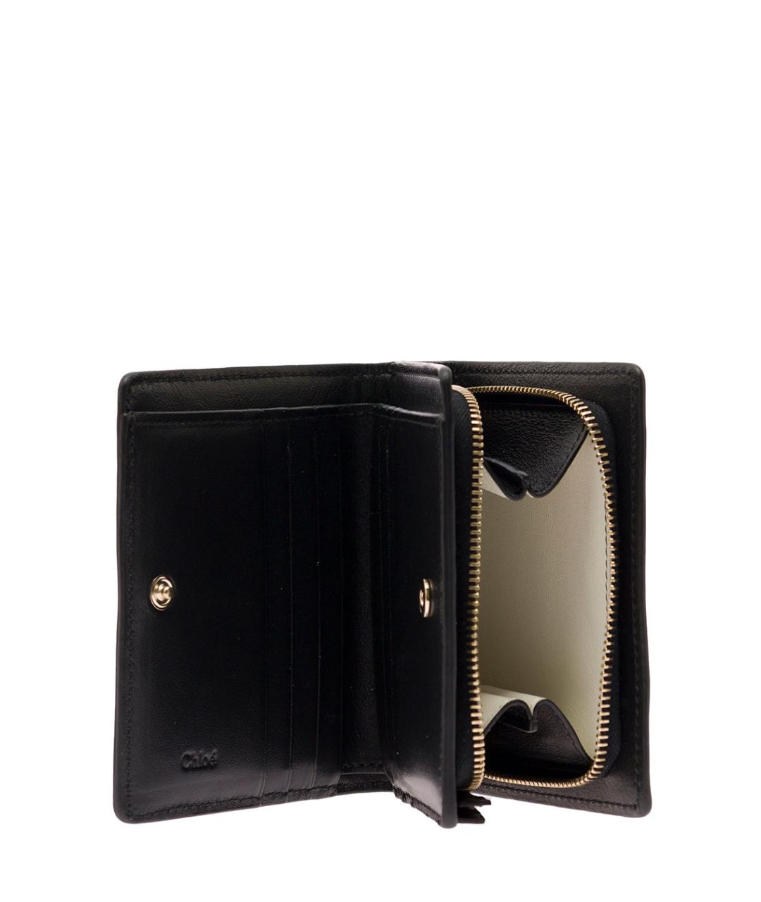 CHLOE Черный кожаный кошелек, фото 3