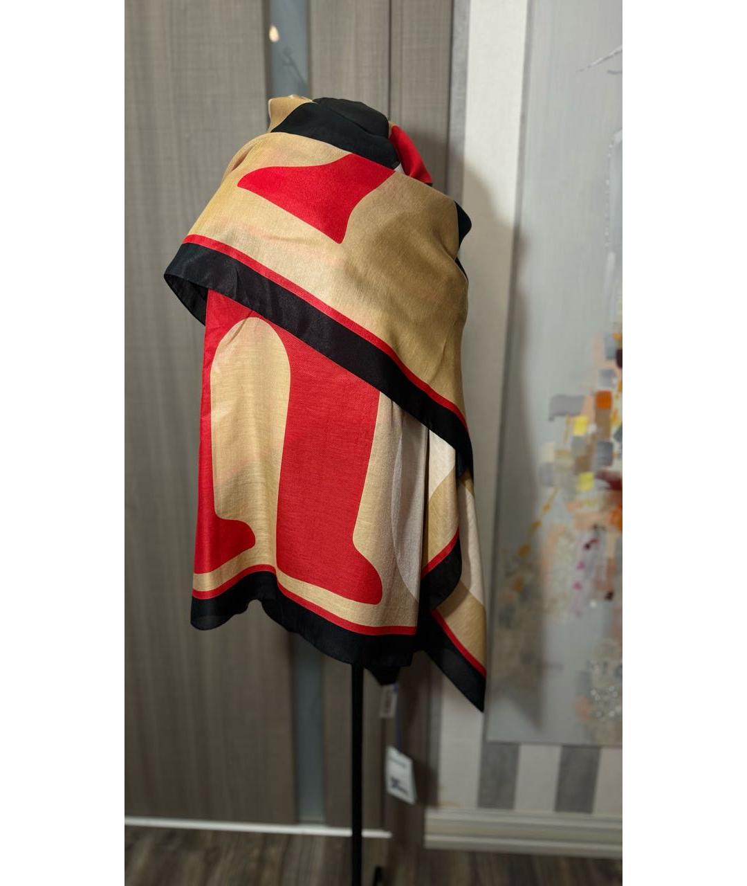 BURBERRY Мульти хлопковый платок, фото 9