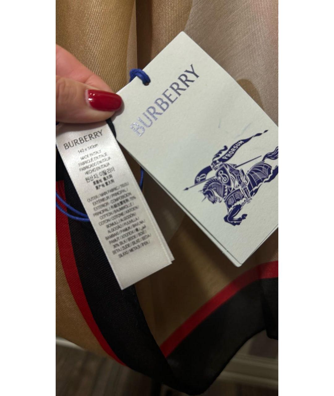 BURBERRY Мульти хлопковый платок, фото 8