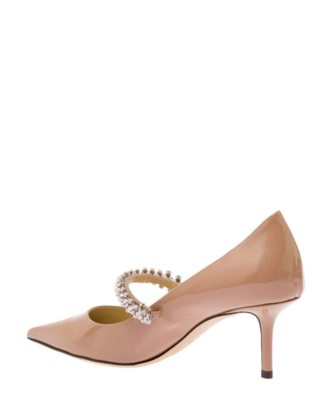 JIMMY CHOO Розовые туфли из лакированной кожи, фото 3