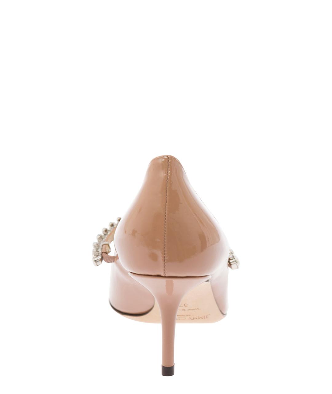 JIMMY CHOO Розовые туфли из лакированной кожи, фото 4