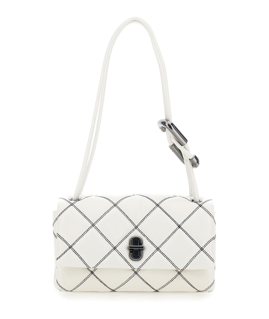 MARC JACOBS Белая кожаная сумка через плечо, фото 1