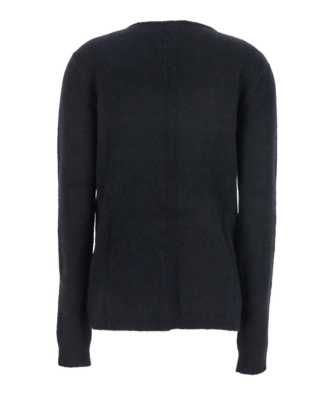 RICK OWENS Черный шерстяной джемпер / свитер, фото 2