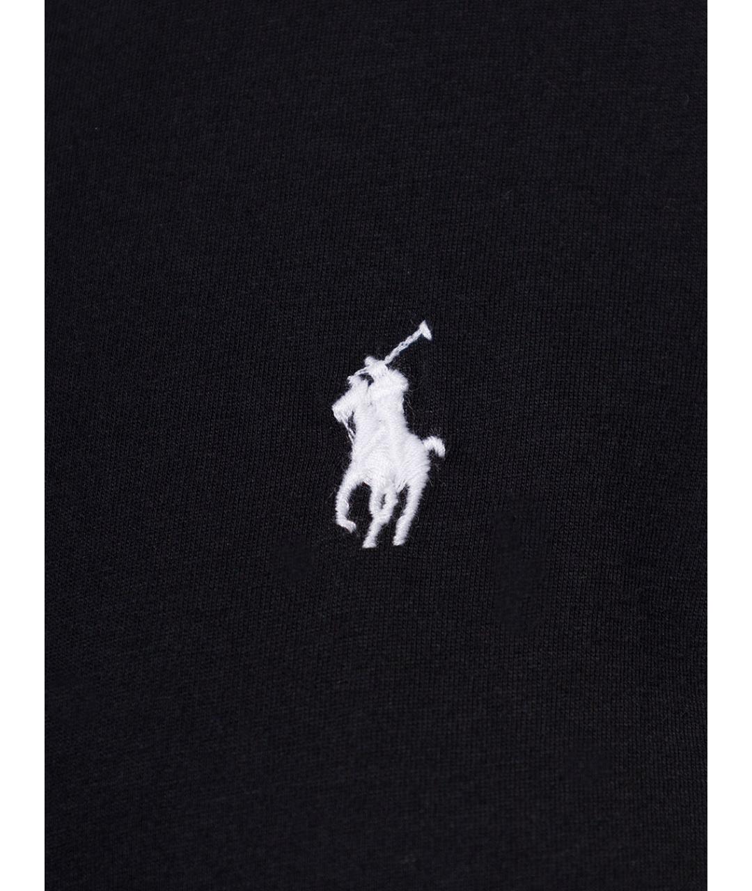 POLO RALPH LAUREN Черная хлопковая футболка, фото 3
