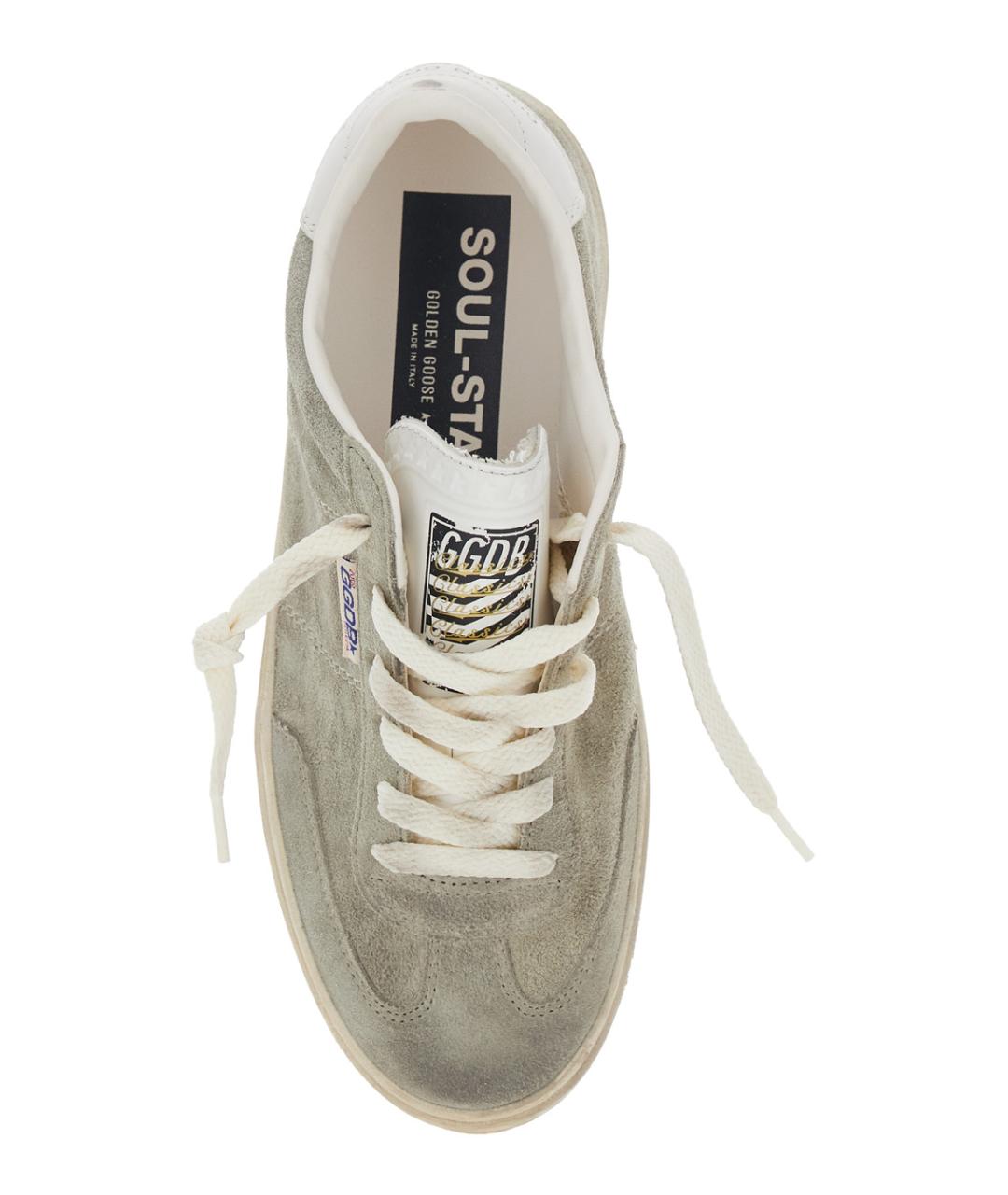 GOLDEN GOOSE DELUXE BRAND Серые замшевые кроссовки, фото 4