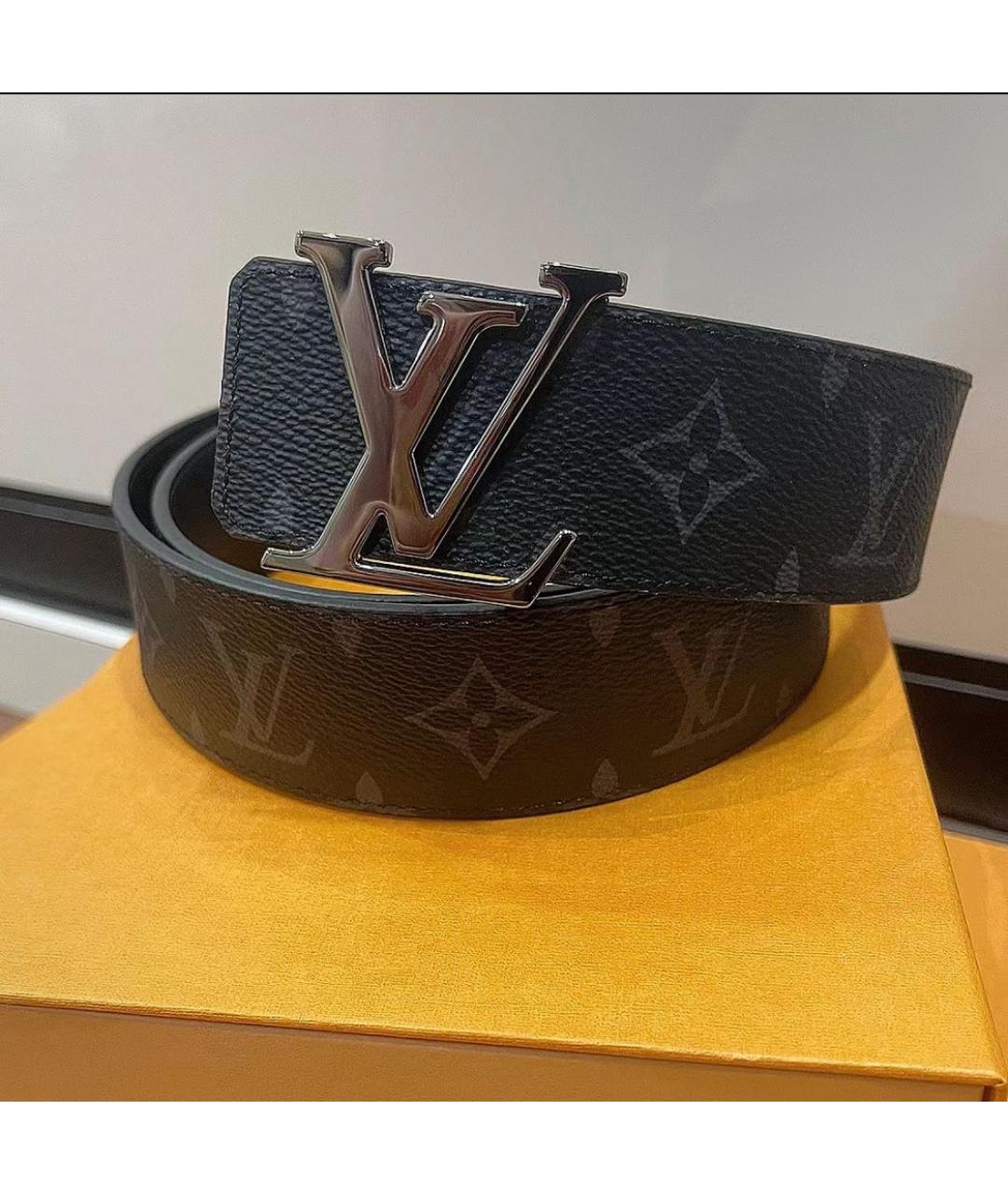 LOUIS VUITTON Черный ремень, фото 3