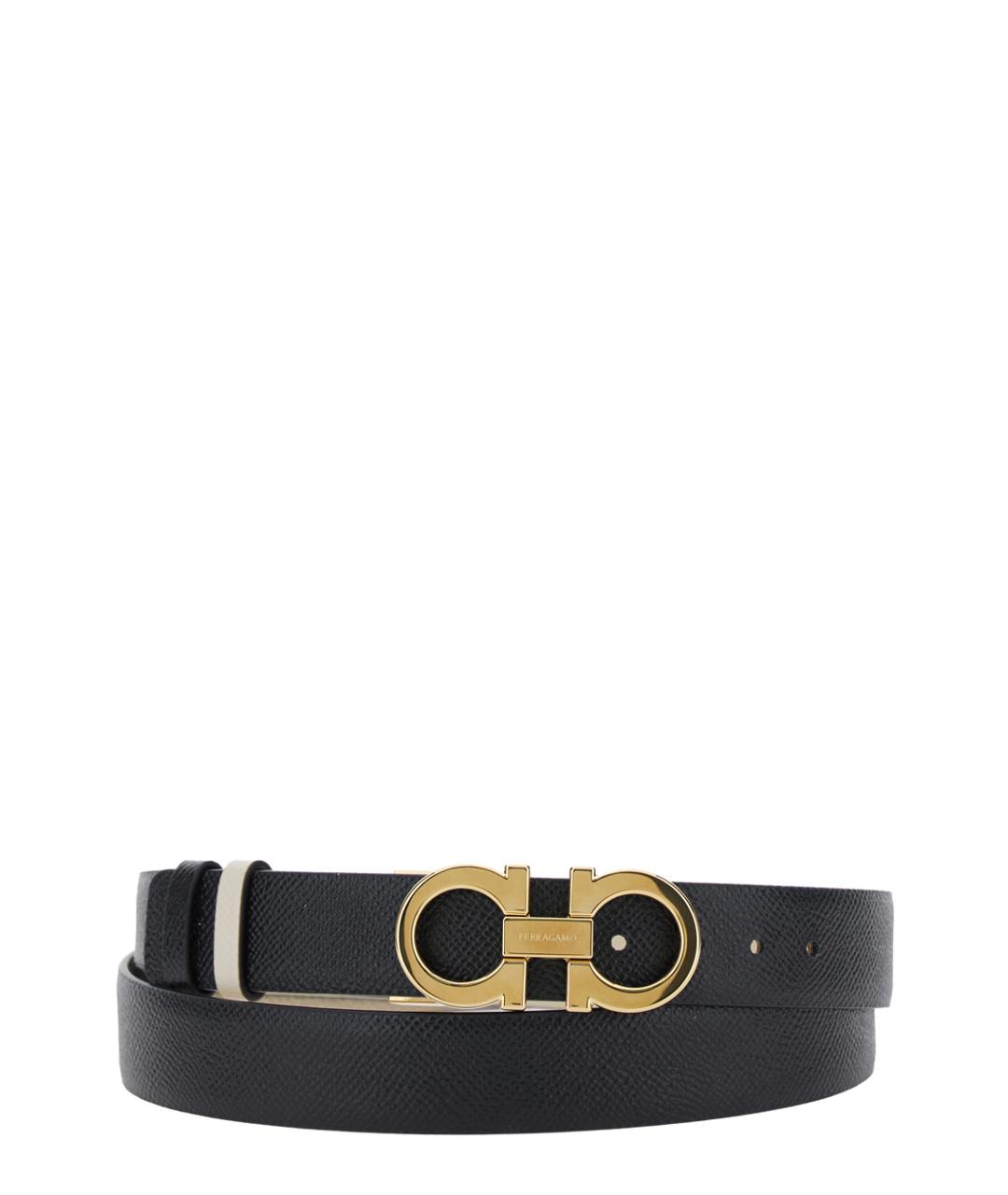 FERRAGAMO Белый кожаный ремень, фото 3