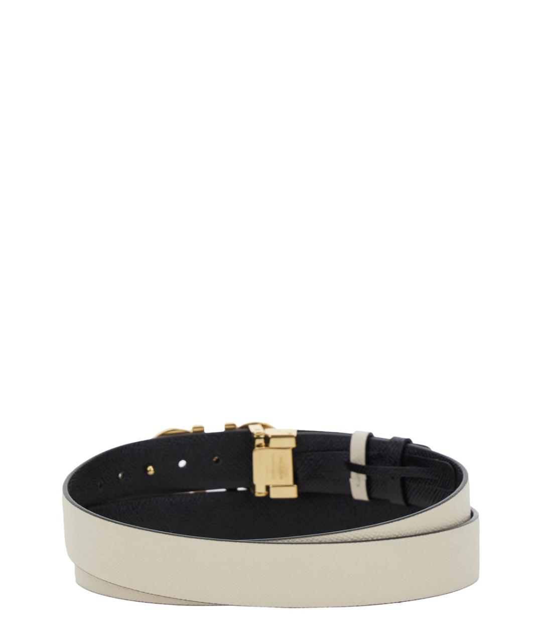 FERRAGAMO Белый кожаный ремень, фото 2