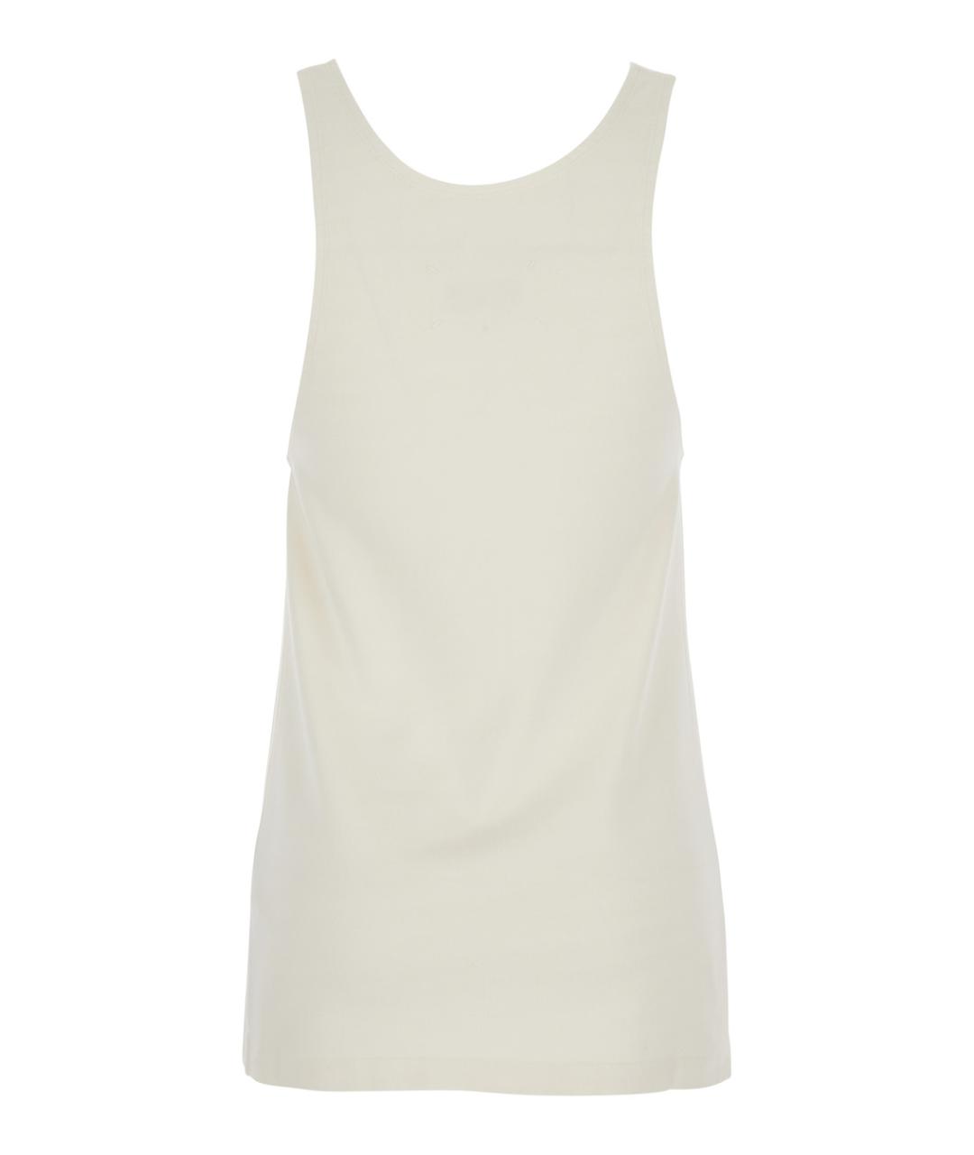 MAISON MARGIELA Бежевая вискозная майка, фото 2