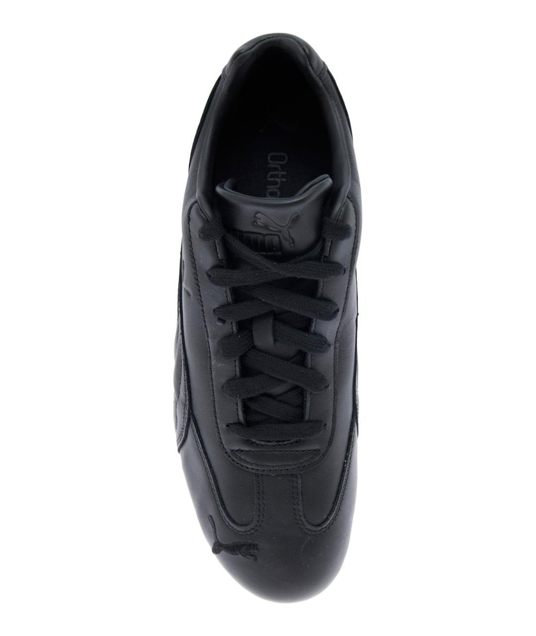 PUMA Черные кожаные кроссовки, фото 4
