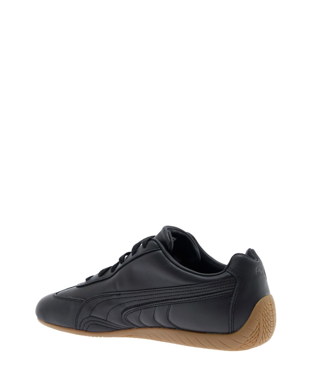 PUMA Черные кожаные кроссовки, фото 3