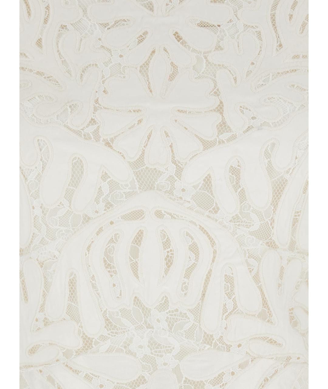 SEA NYC Белое полиэстеровое повседневное платье, фото 3