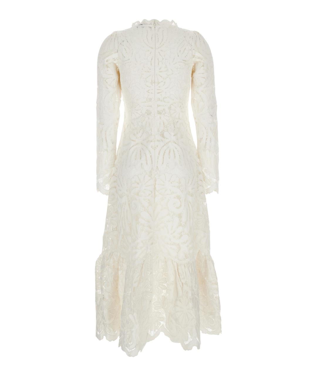 SEA NYC Белое полиэстеровое повседневное платье, фото 2