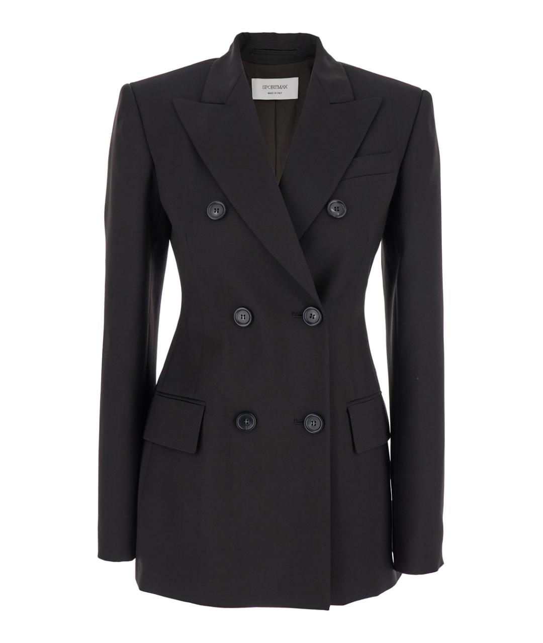 SPORTMAX Коричневый шерстяной жакет/пиджак, фото 1