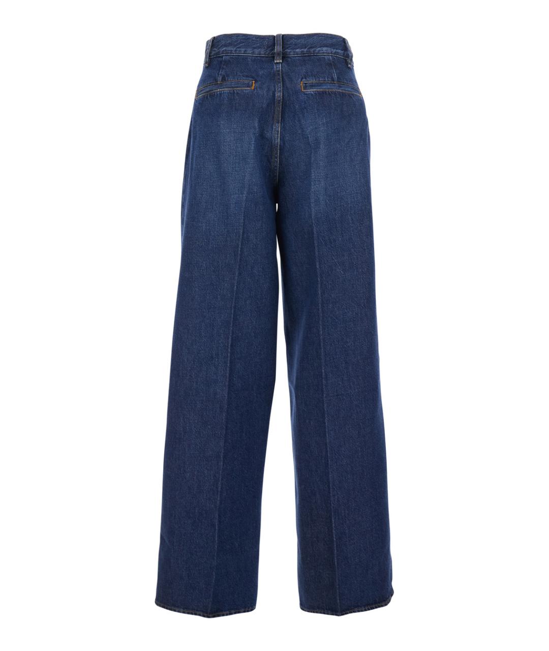 FRAME Синие хлопковые джинсы клеш, фото 2