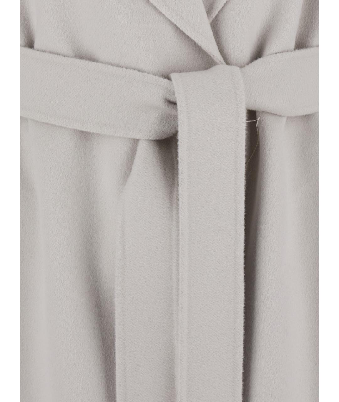 'S MAX MARA Белое шерстяное пальто, фото 3