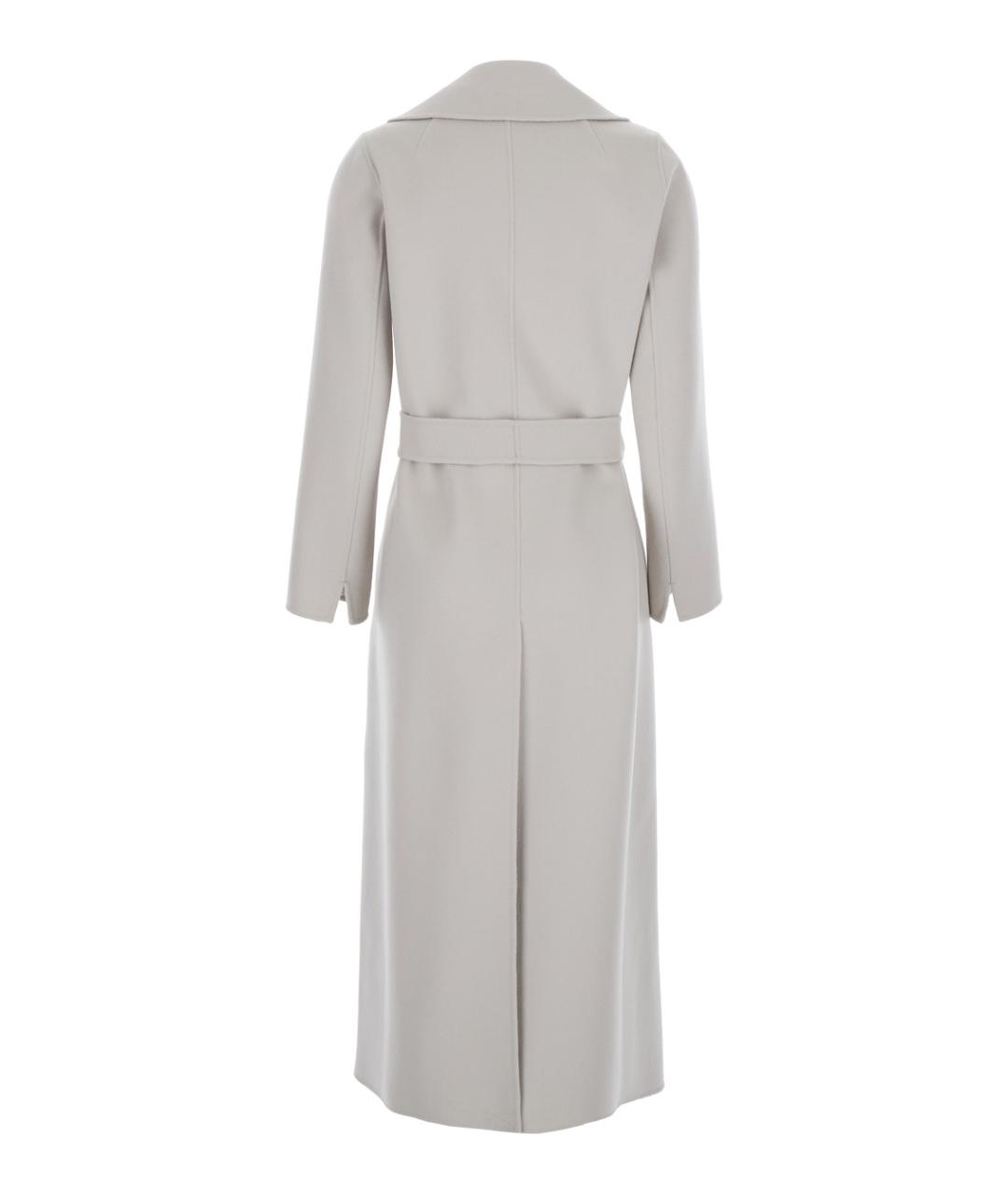 'S MAX MARA Белое шерстяное пальто, фото 2