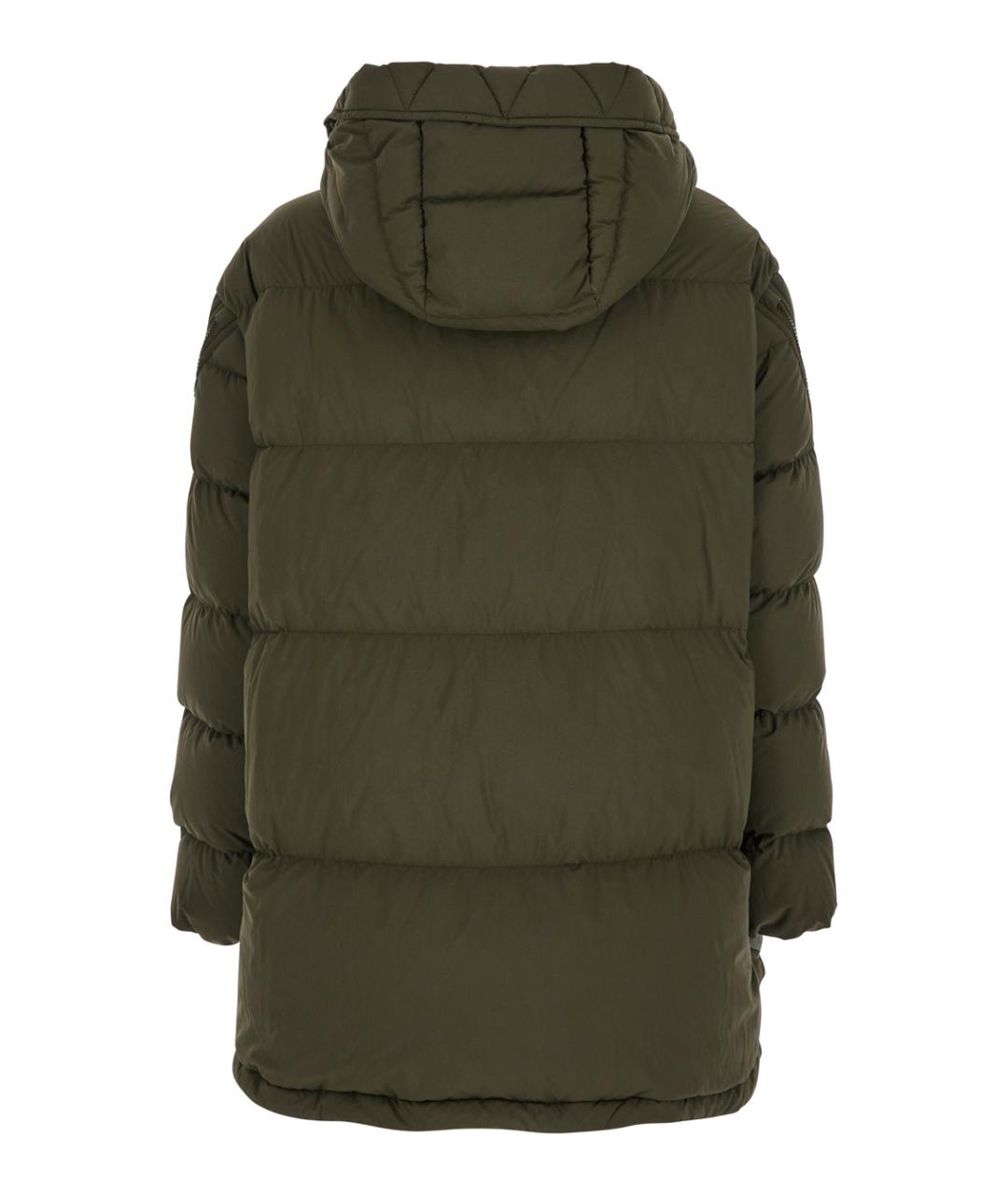HERNO Зеленый полиамидовый пуховик, фото 2