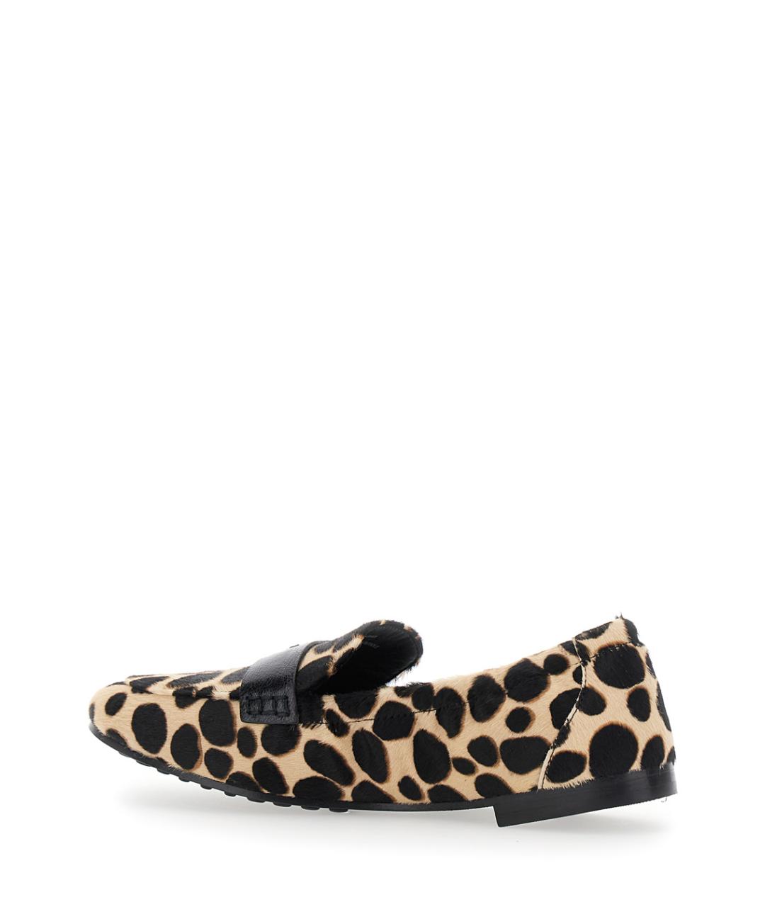 TORY BURCH Бежевые кожаные лоферы, фото 3