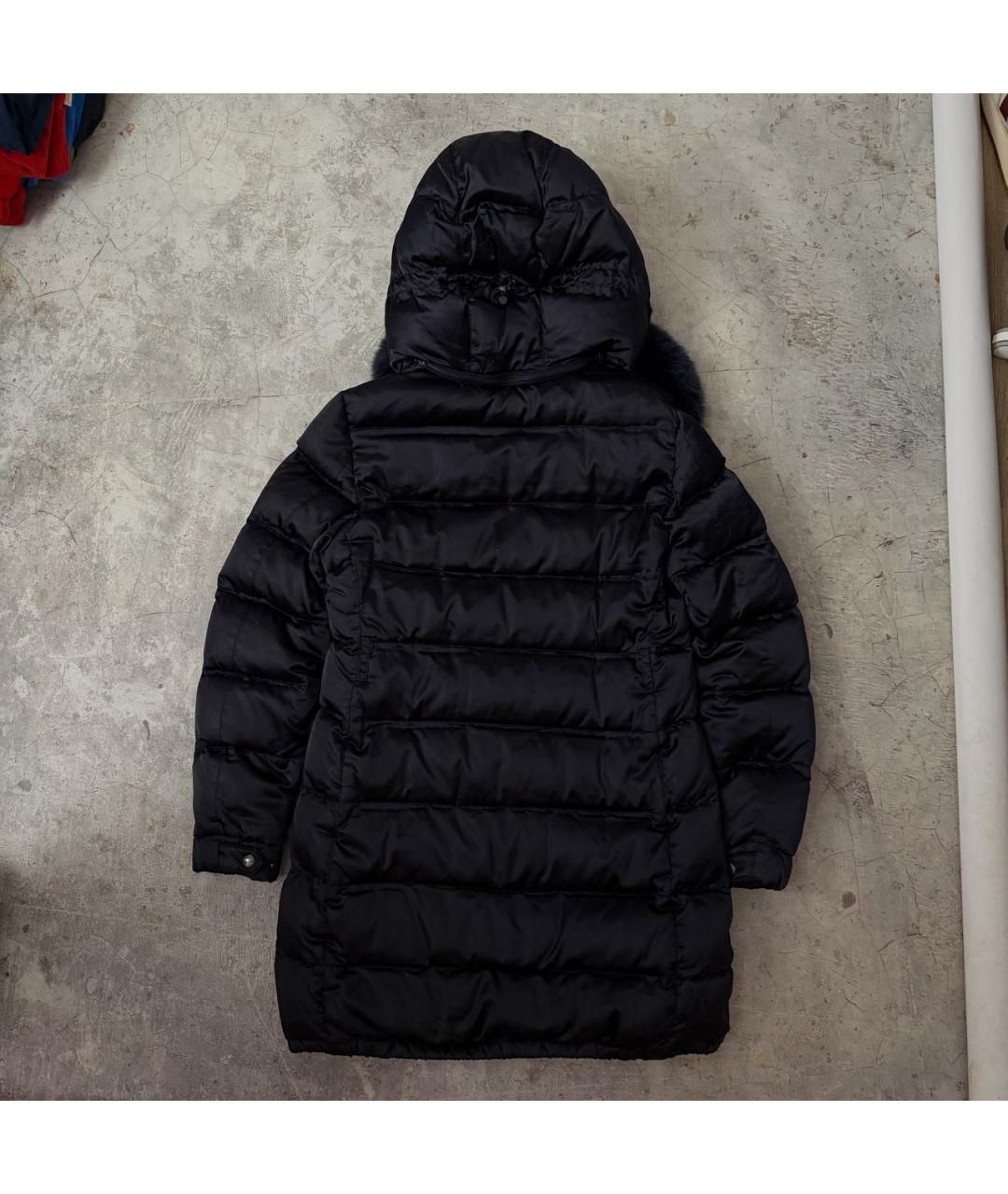 PRADA Темно-синий полиамидовый пуховик, фото 4