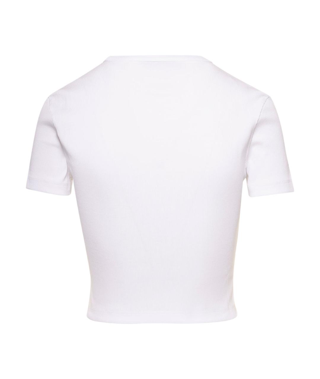 FENDI Белая хлопковая футболка, фото 2