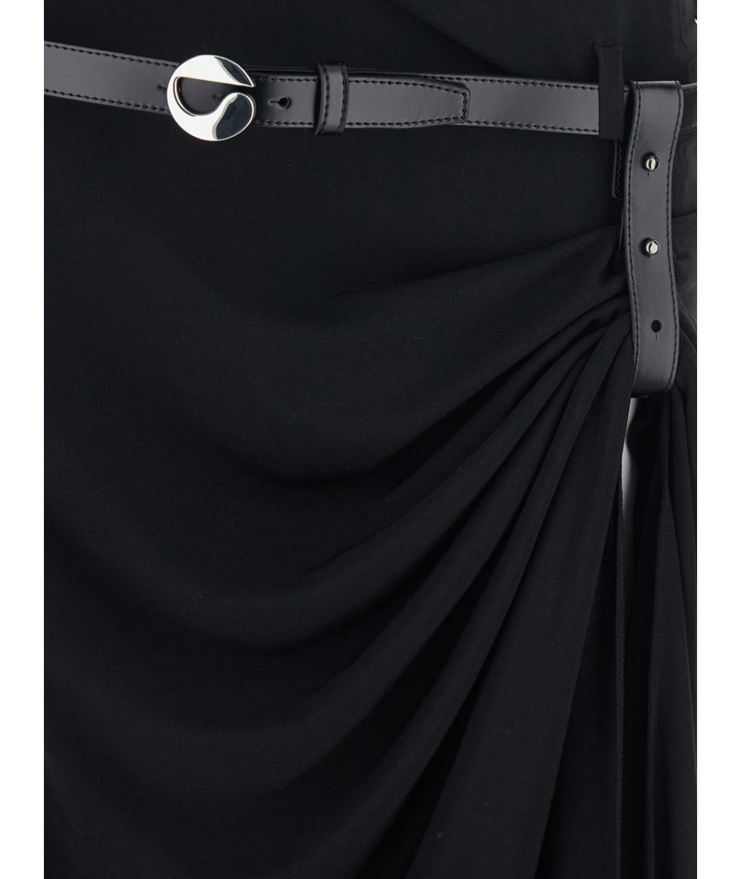 COPERNI Черное полиэстеровое повседневное платье, фото 3