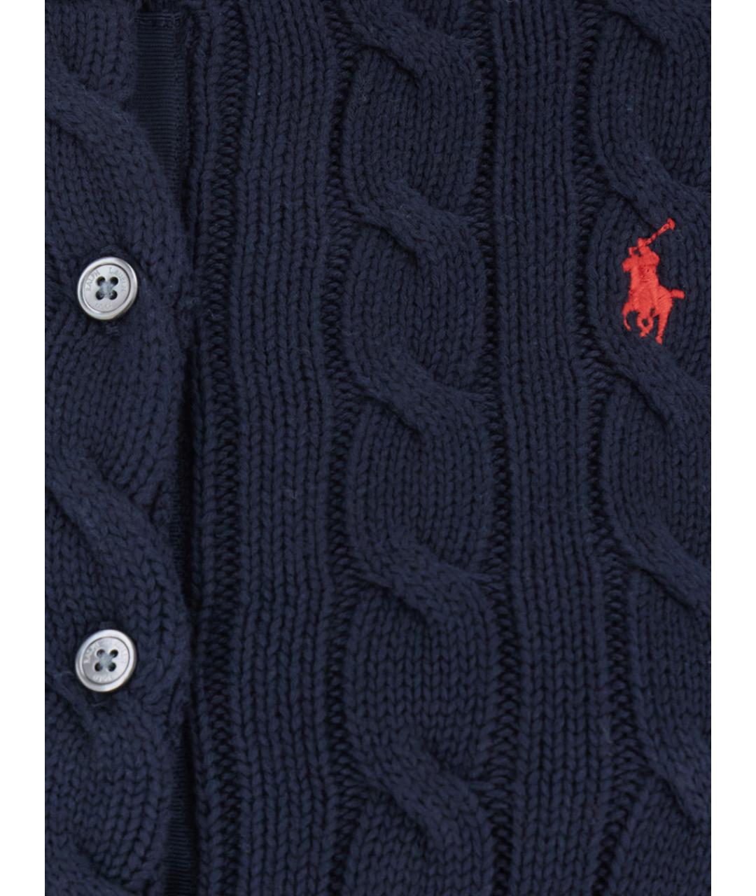 POLO RALPH LAUREN Синий хлопковый джемпер / свитер, фото 3