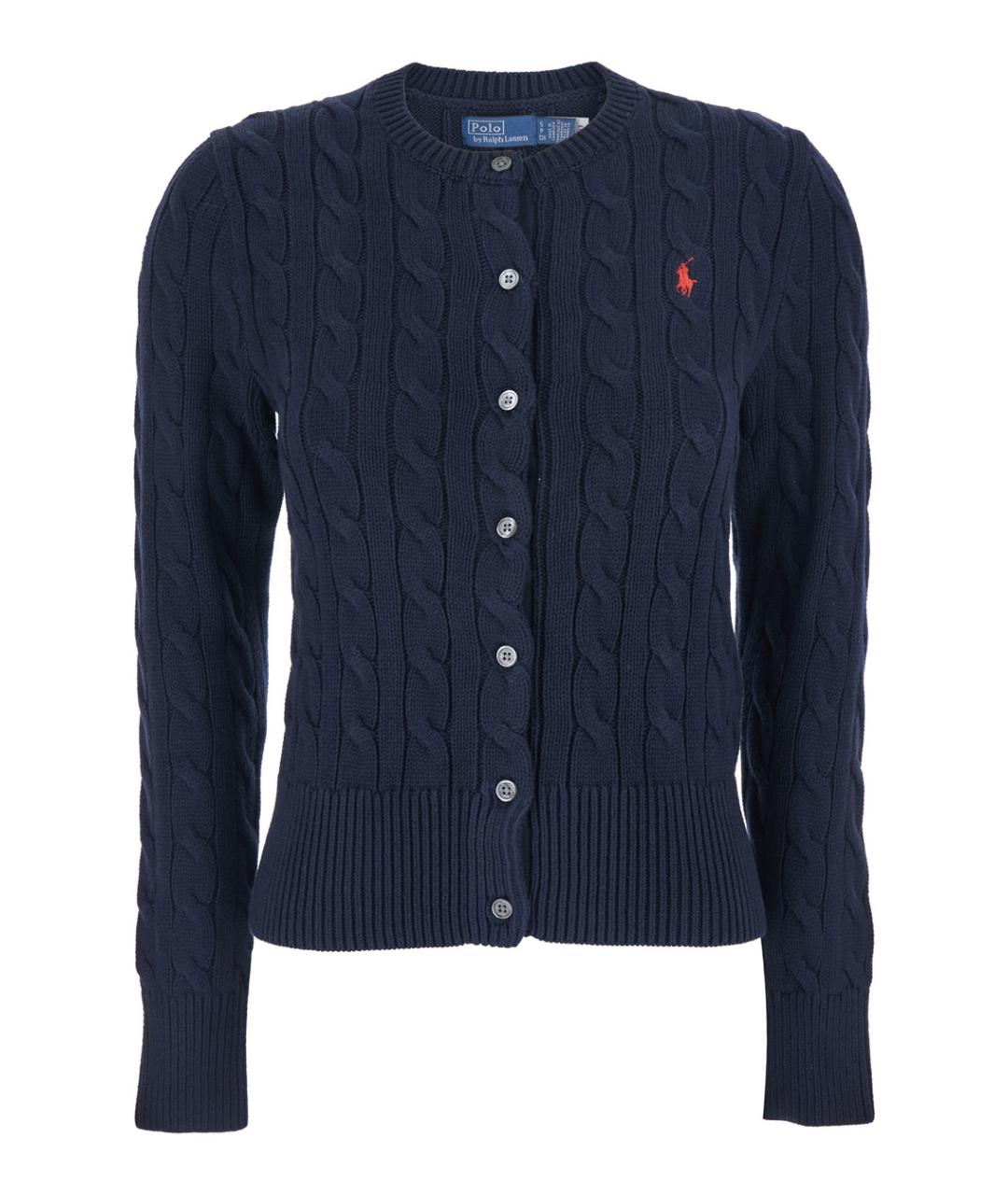 POLO RALPH LAUREN Синий хлопковый джемпер / свитер, фото 1