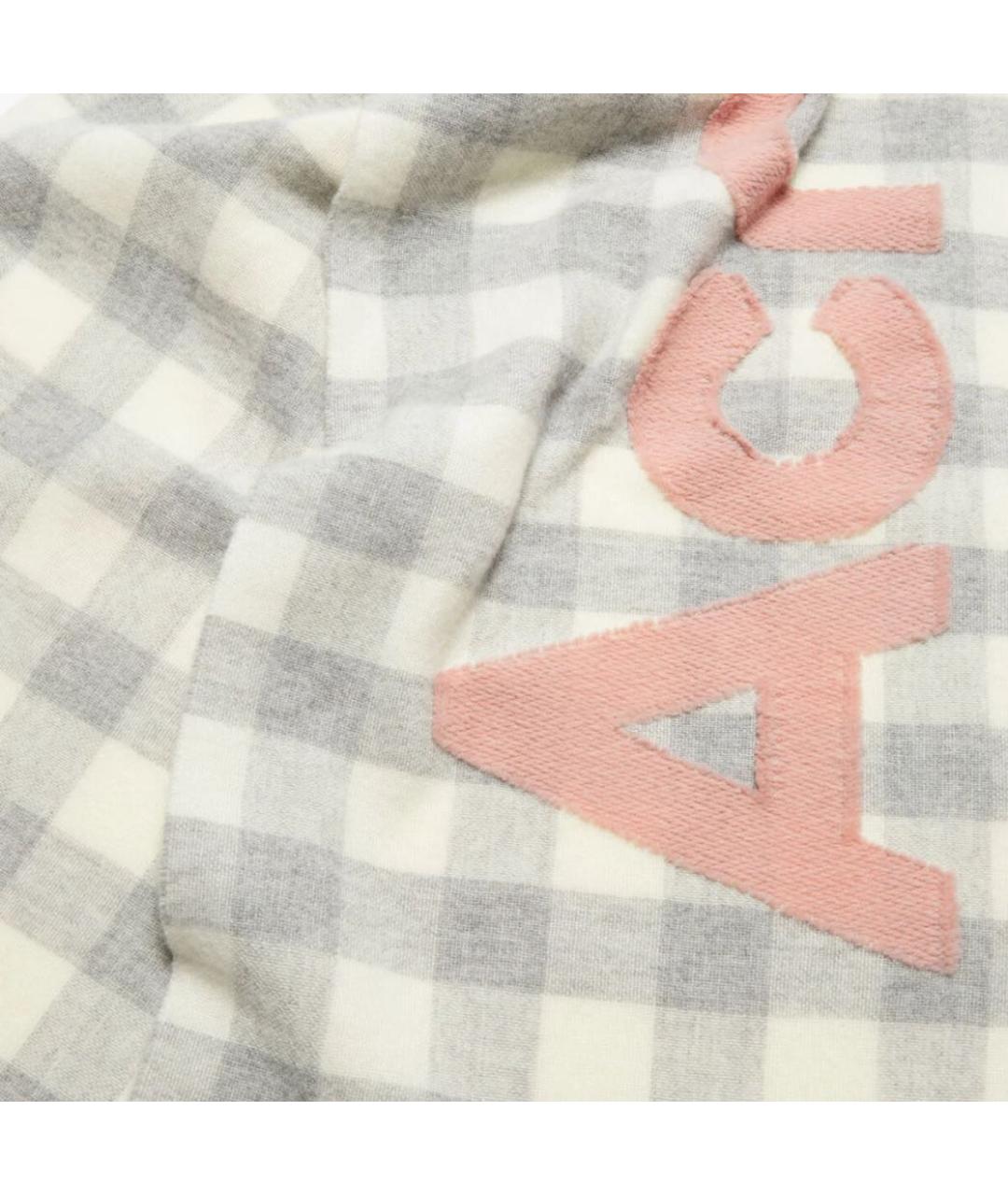 ACNE STUDIOS Серый шарф, фото 2