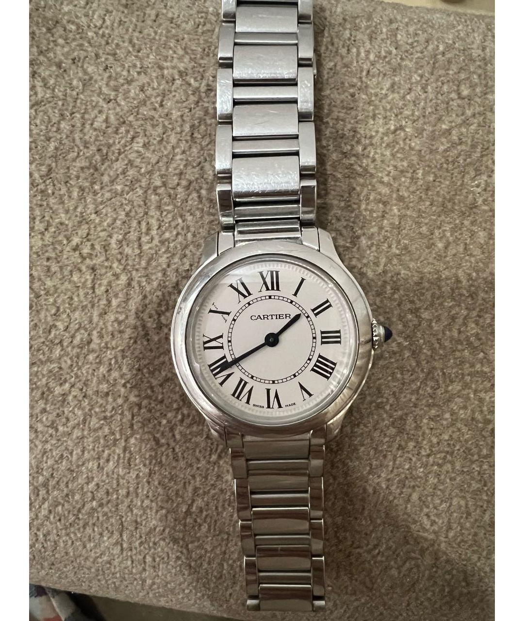 CARTIER Серебряные с серебряным покрытием часы, фото 5