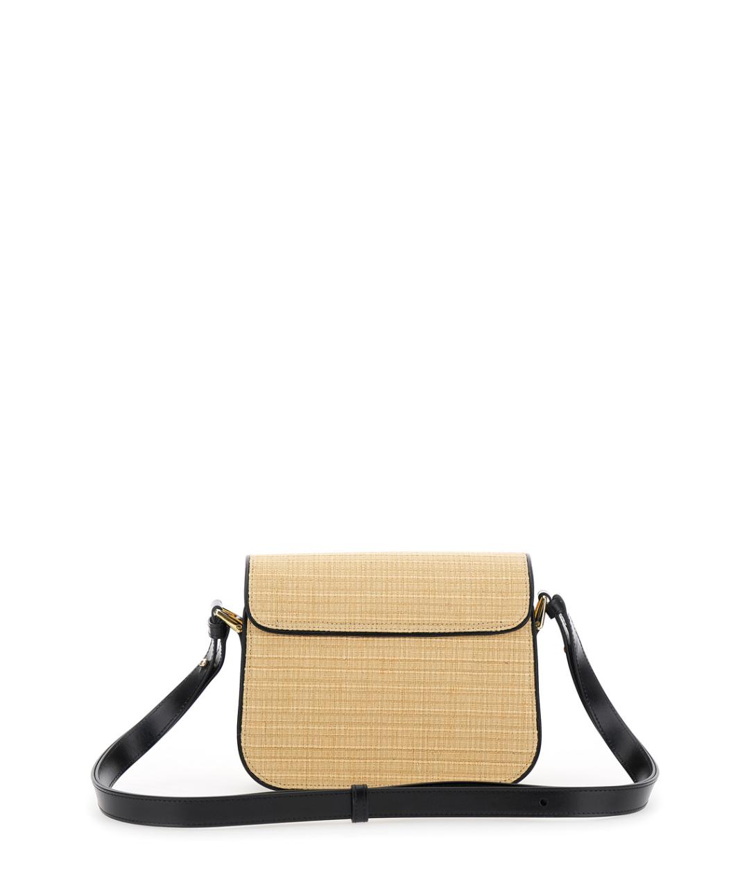 A.P.C. Бежевая кожаная сумка через плечо, фото 2