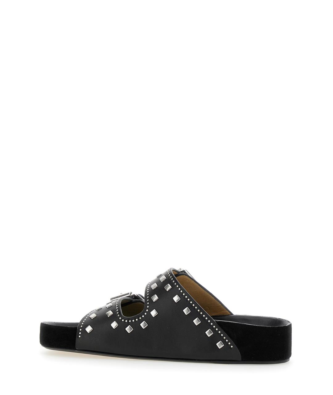 ISABEL MARANT Черные кожаные сандалии, фото 3