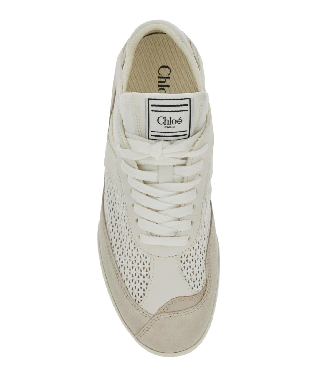 CHLOE Белые кроссовки, фото 4