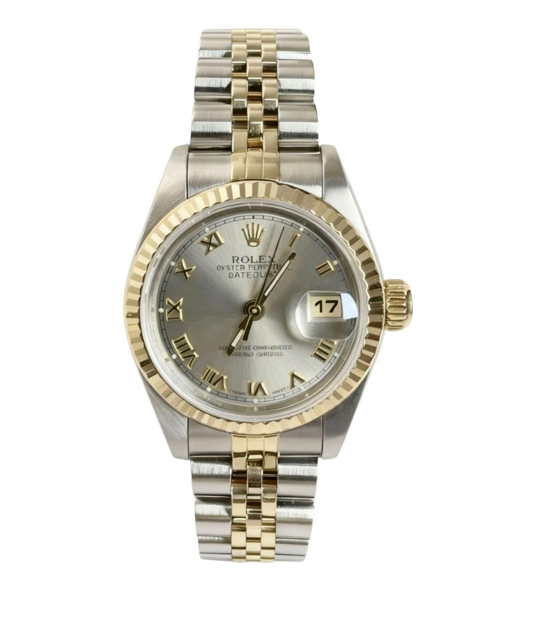 ROLEX Серебряные часы из желтого золота, фото 1