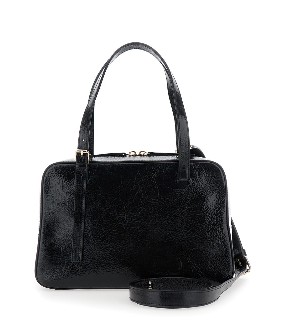 A.P.C. Черная кожаная сумка через плечо, фото 2