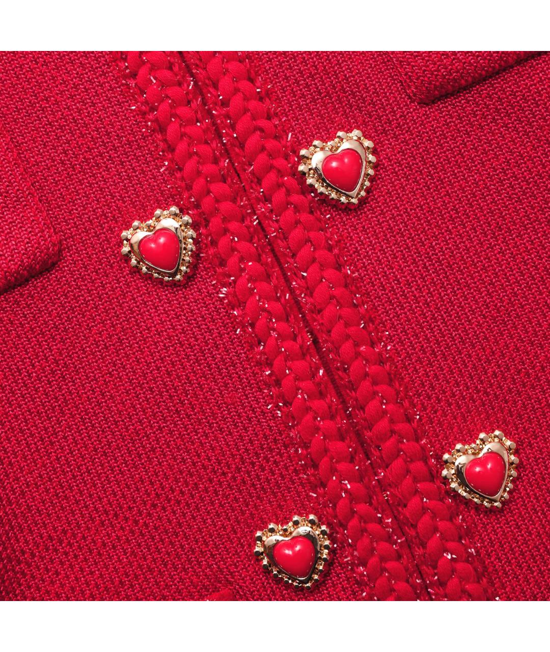 SELF-PORTRAIT Красное коктейльное платье, фото 6