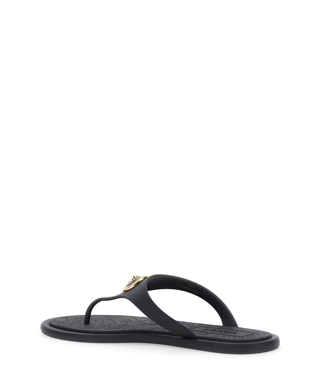 VERSACE Черные шлепанцы, фото 3