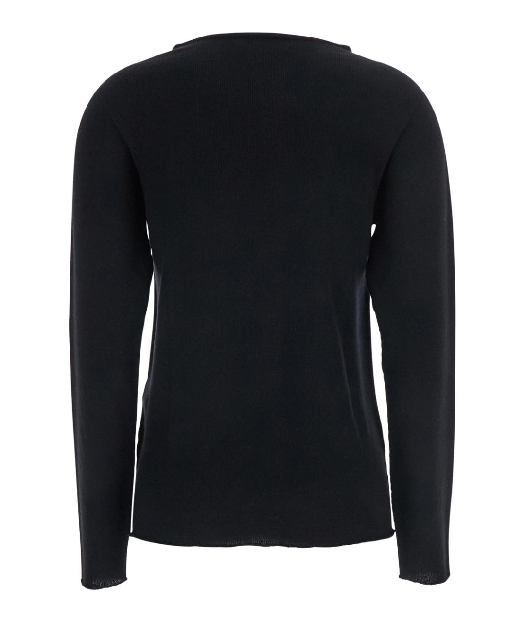 ANTONELLI Черный шерстяной джемпер / свитер, фото 1