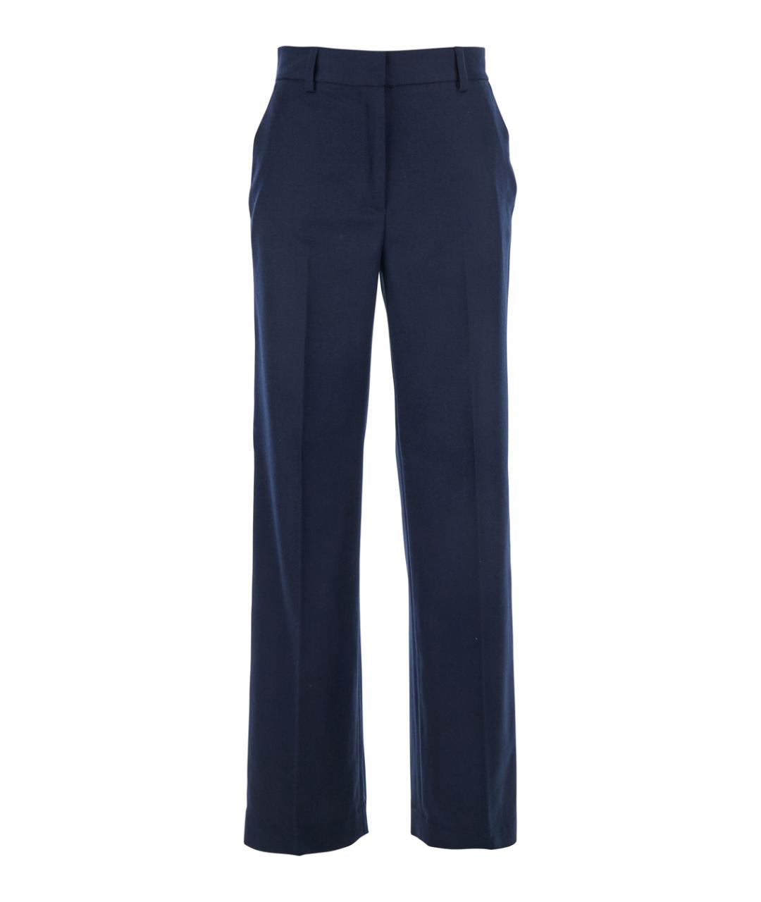 ANTONELLI Синие прямые брюки, фото 1