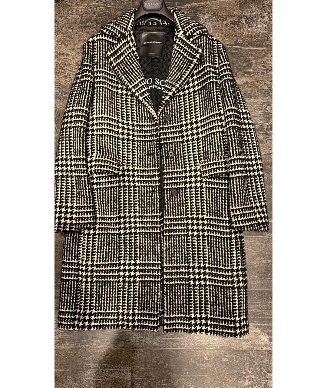 ERMANNO SCERVINO Серое шерстяное пальто, фото 6