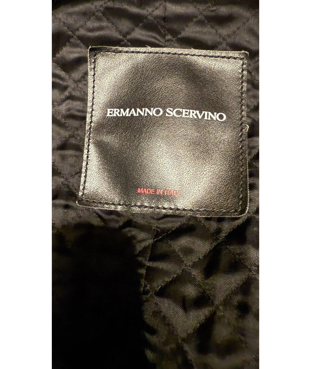 ERMANNO SCERVINO Серое шерстяное пальто, фото 3