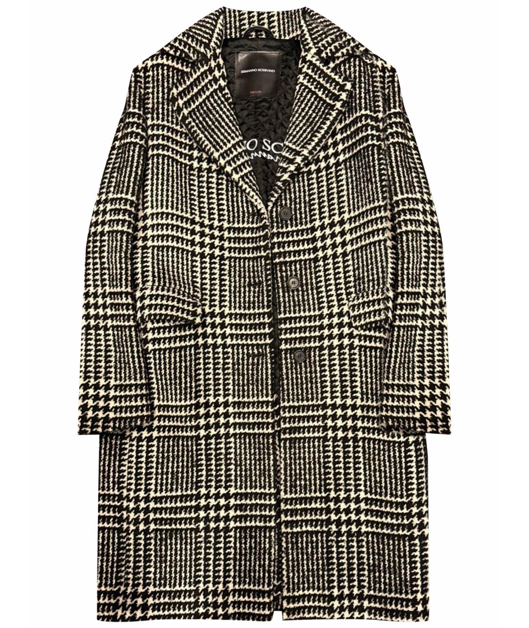 ERMANNO SCERVINO Серое шерстяное пальто, фото 1