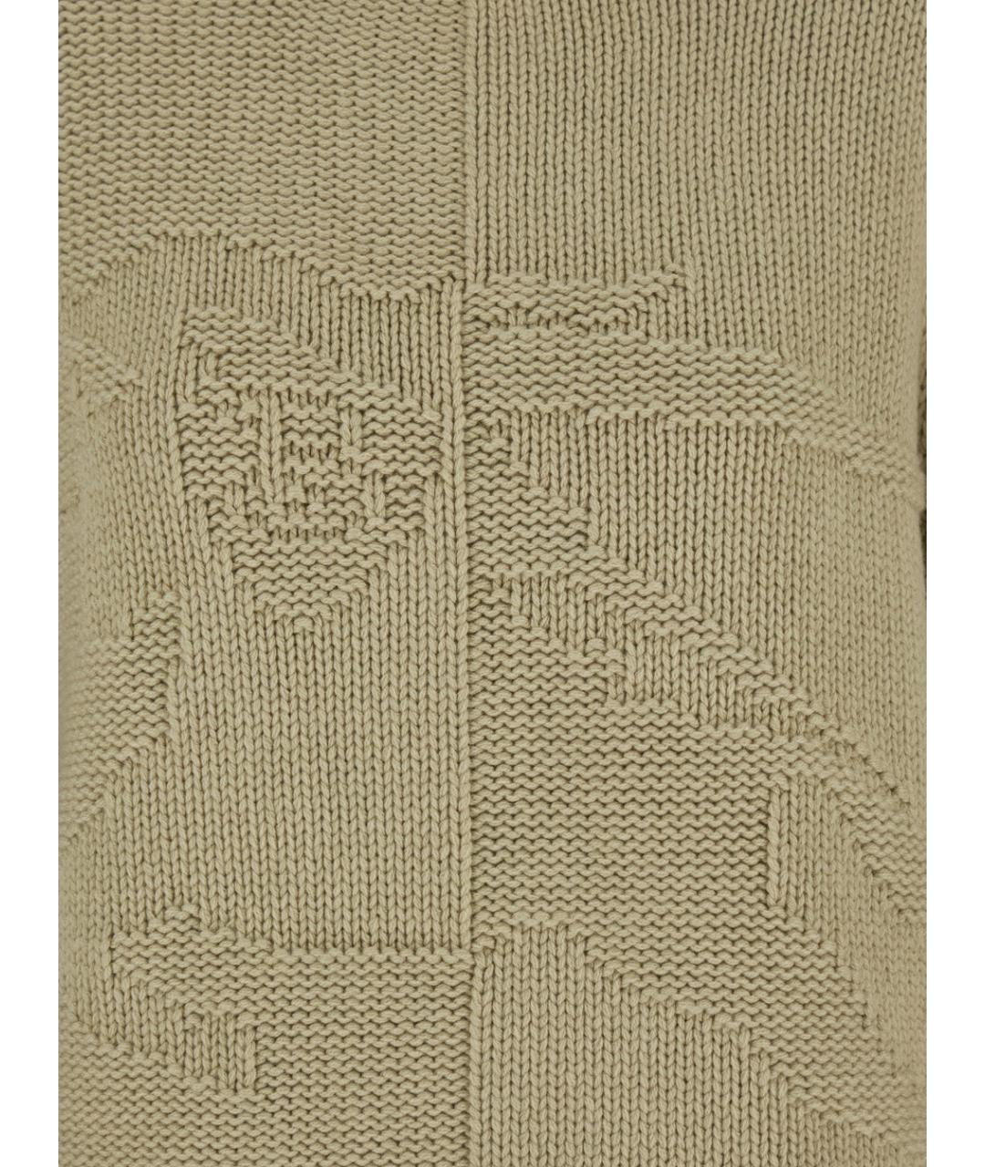 BURBERRY Бежевый кашемировый джемпер / свитер, фото 3