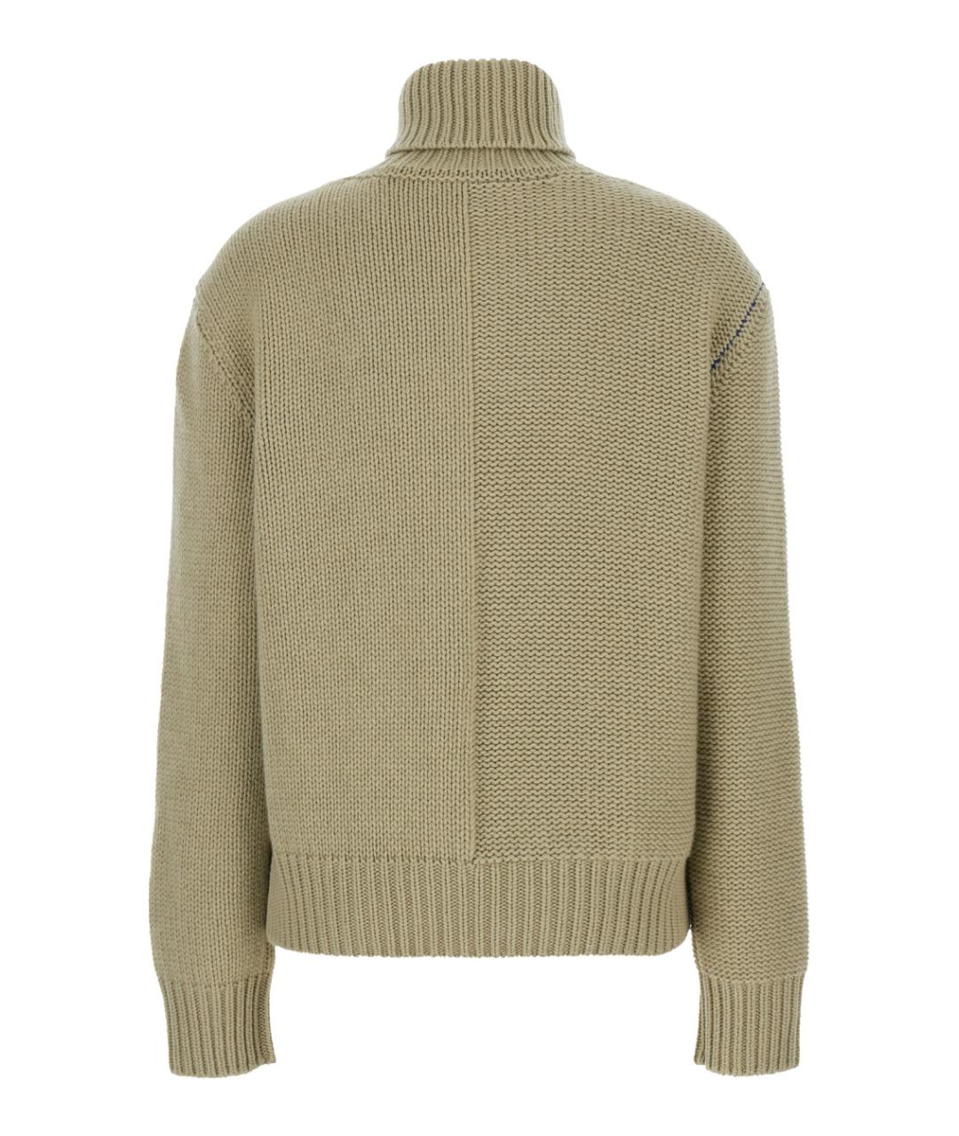 BURBERRY Бежевый кашемировый джемпер / свитер, фото 2