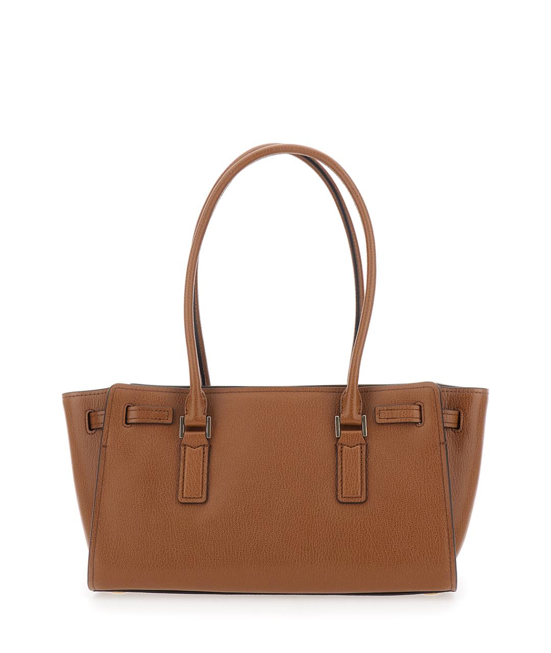 MICHAEL MICHAEL KORS Коричневая кожаная сумка через плечо, фото 2