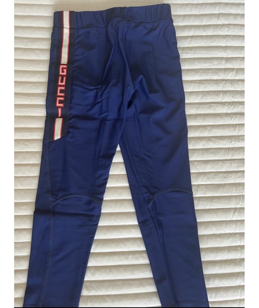 GUCCI KIDS Синие полиэстеровые брюки и шорты, фото 3