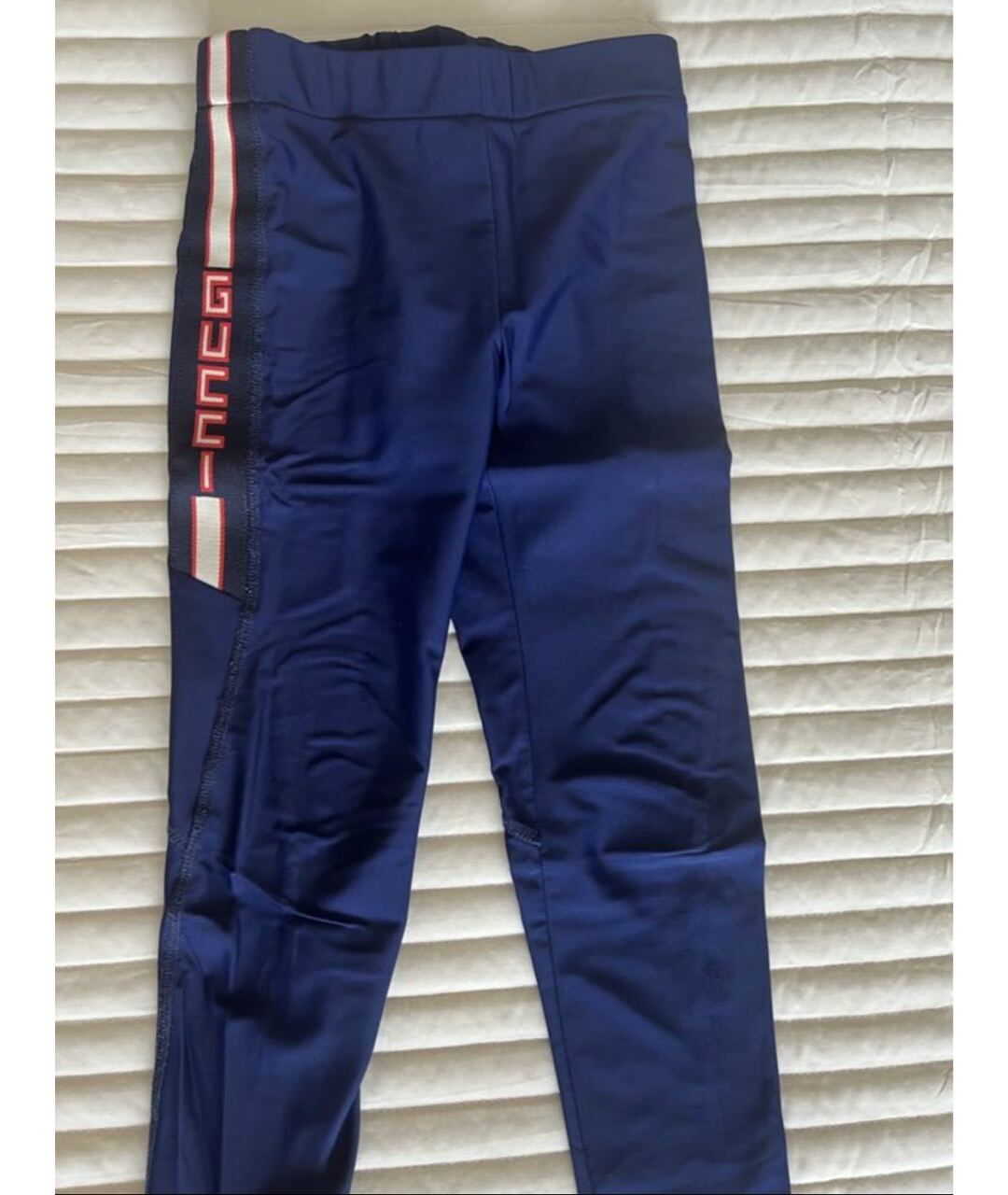 GUCCI KIDS Синие полиэстеровые брюки и шорты, фото 2