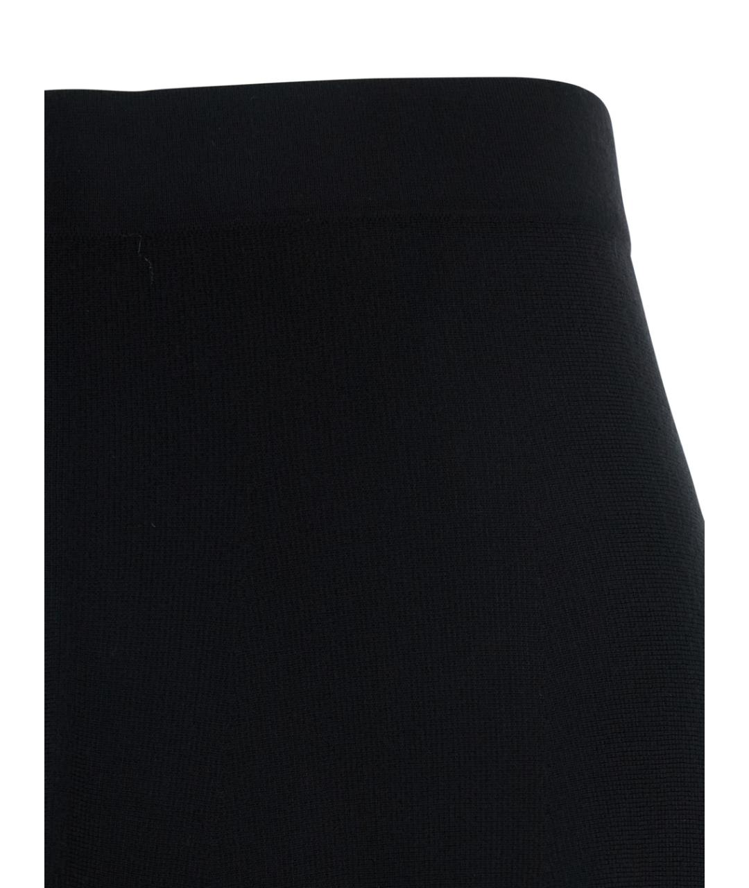 ALLUDE Черная шерстяная юбка миди, фото 3